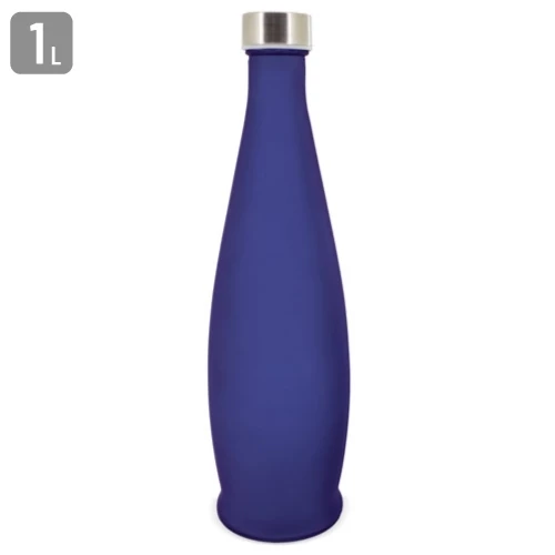 Bouteille colorée verre 1 litre