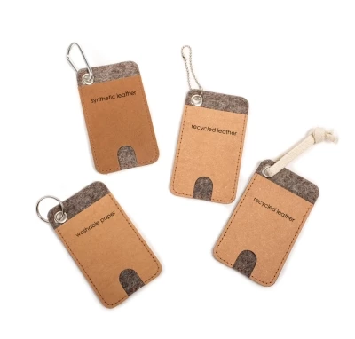 European recycled luggage tag