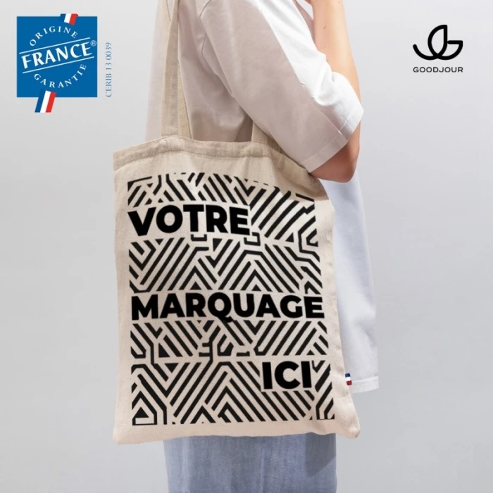 Recycled coton totebag made in France