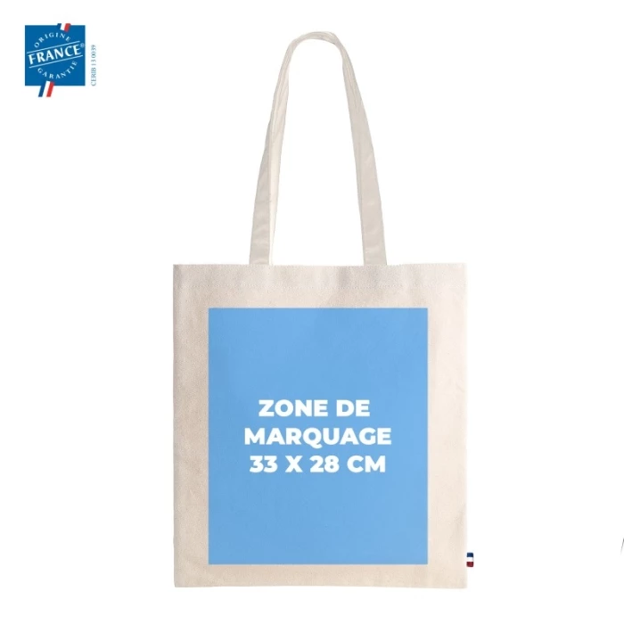 Recycled coton totebag made in France
