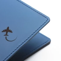 Recycled leather luggage tag &passport cover set