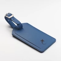 Recycled leather luggage tag &passport cover set
