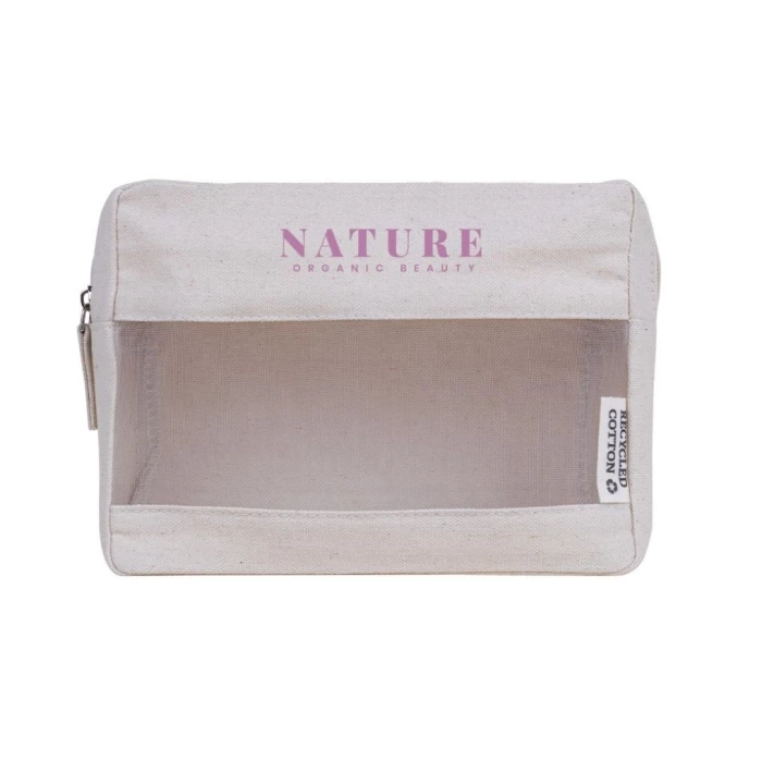 Trousse coton recyclé 24 x 14 x 5 cm