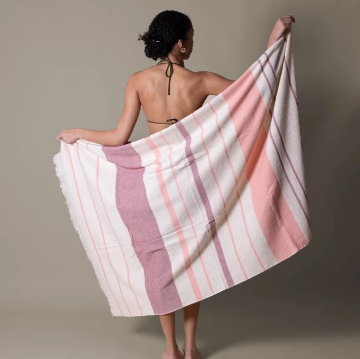 Drap plage éponge 340g - 100 x 150 cm