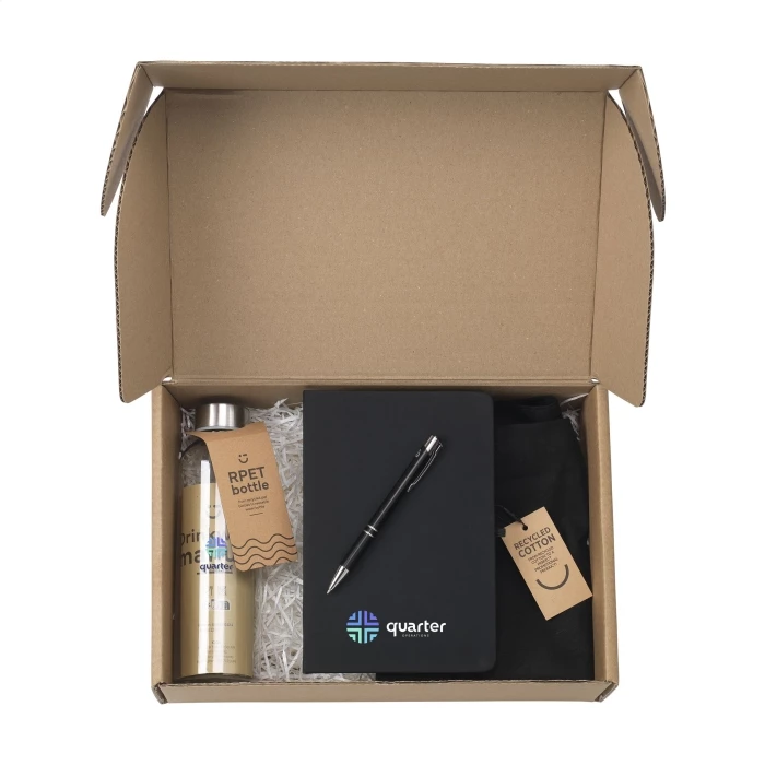 Welcome pack recycled items
