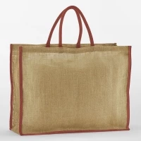 Grand sac toile de jute 55 x 42,5 x 21 cm