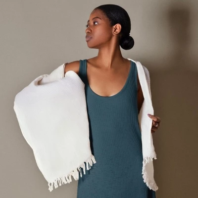 Fouta foulard paréo 85gr- 50 x 170 cm