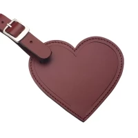 Etiquette bagage coeur 