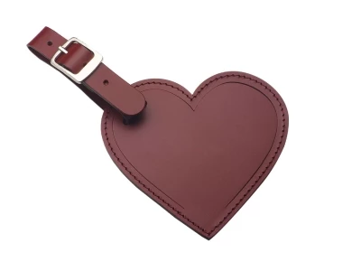 Etiquette bagage coeur 