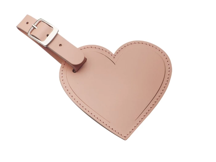 Etiquette bagage coeur 