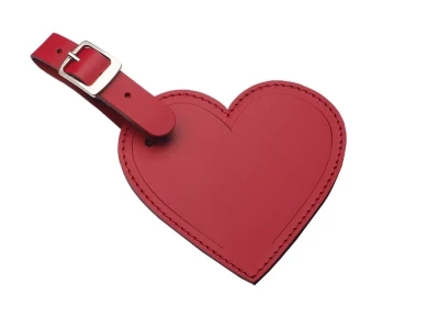 Etiquette bagage coeur 