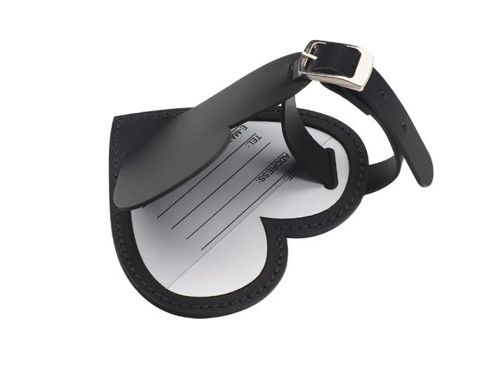 Etiquette bagage coeur 