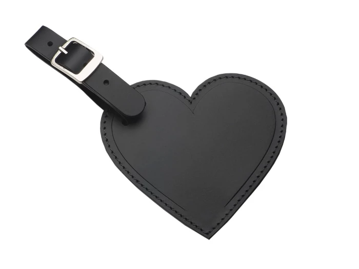 Etiquette bagage coeur 