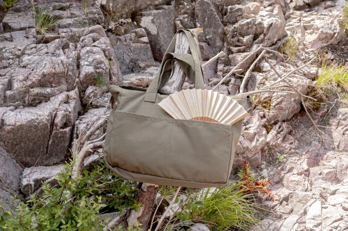 Sac coton double anses 475g - 42 x 37 x 15 cm