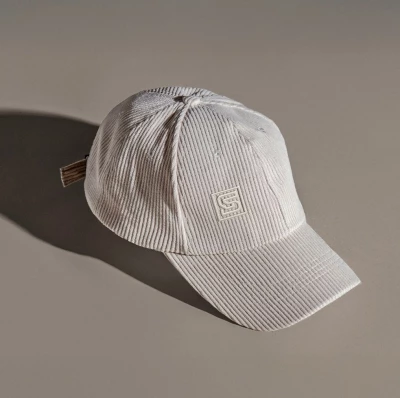 Casquette 6 pans velours 