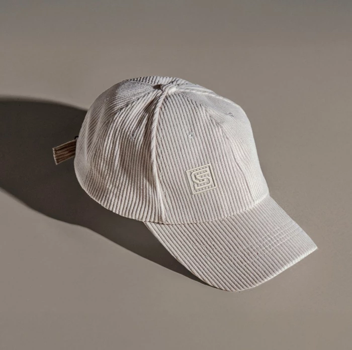 Casquette 6 pans velours 