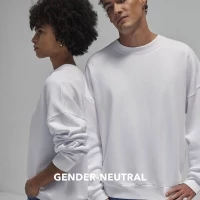 Recycled polyester & cotton sweatshirt