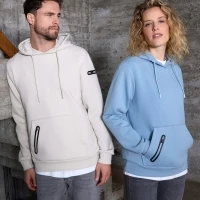 Sweat coton bio & polyester recyclé 360g