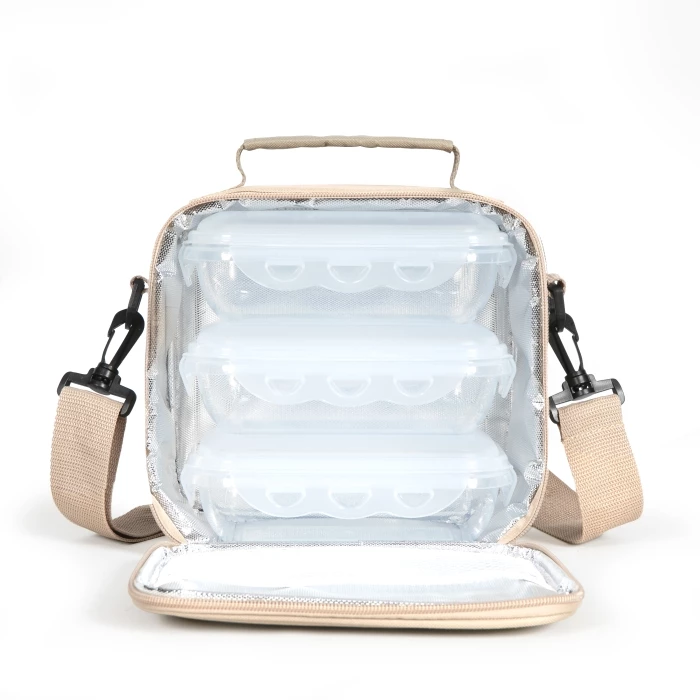 Cooler bag with 3 boxes