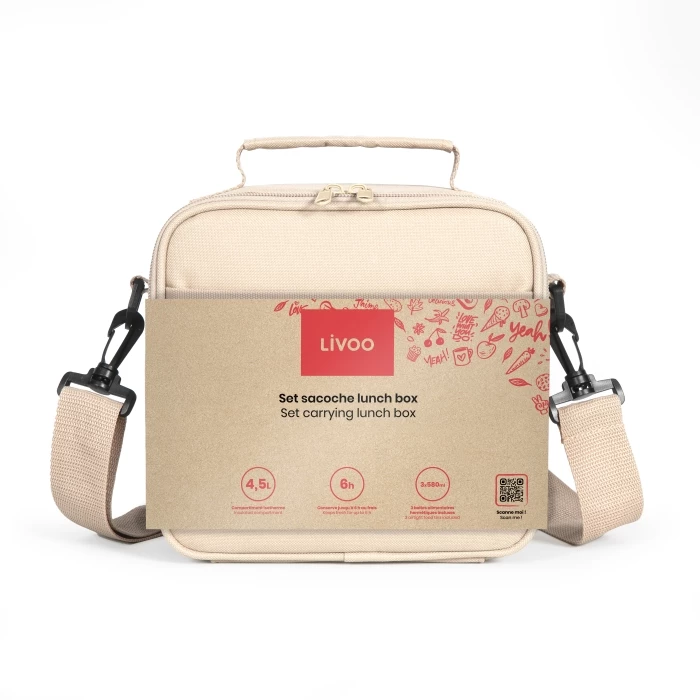Cooler bag with 3 boxes