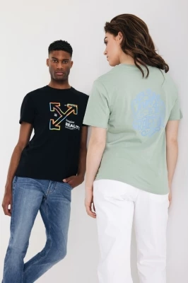 T-shirt coton bio & recyclé 160g-2 % Water.org