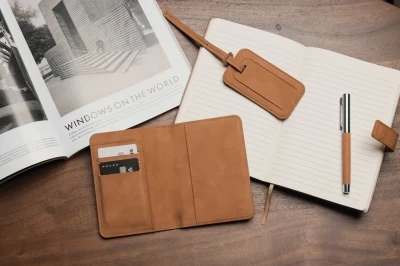 Etui passeport rfid recycle