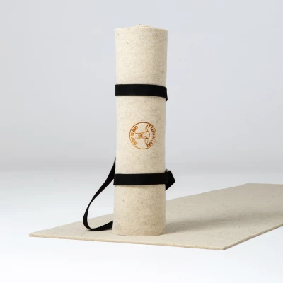Tapis yoga en laine made in France