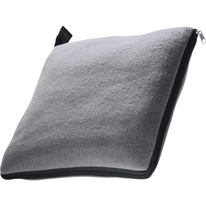 Fleece cushion & plaid