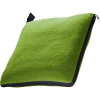 Fleece cushion & plaid
