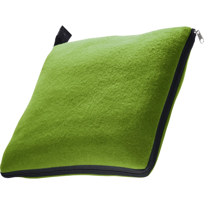 Fleece cushion & plaid