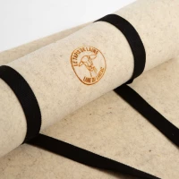 Tapis yoga en laine made in France