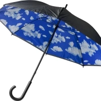 Parapluie double toile bicolore Ø104.5 cm