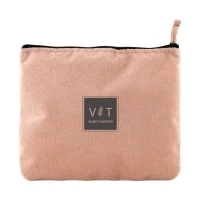 Trousse velours polyester 20,5 x 15,5 cm