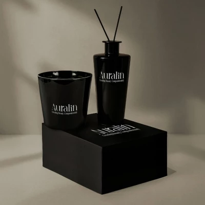 Coffret cadeau bougie & diffuseur