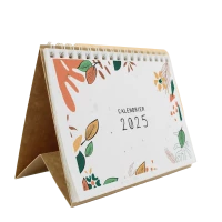 Calendrier chevalet graines fleurs  6 pages A6