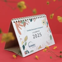Calendrier chevalet graines fleurs  6 pages A6