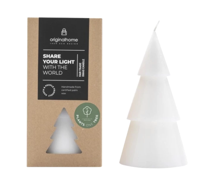 Bougie forme sapin