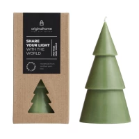 Bougie forme sapin