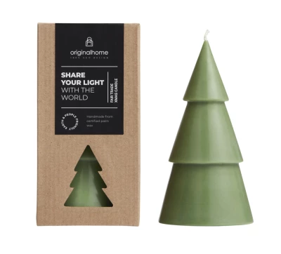 Bougie forme sapin