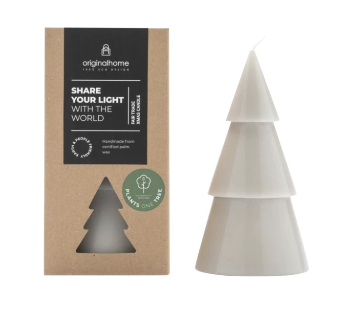 Bougie forme sapin