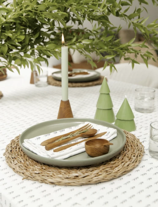 Bougie forme sapin