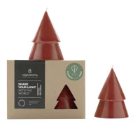 Fir tree set of 2 candles