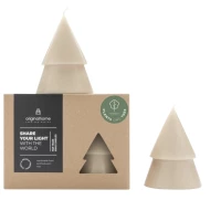 Fir tree set of 2 candles