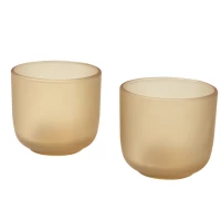 Set de 2 tasses en verre 200ml