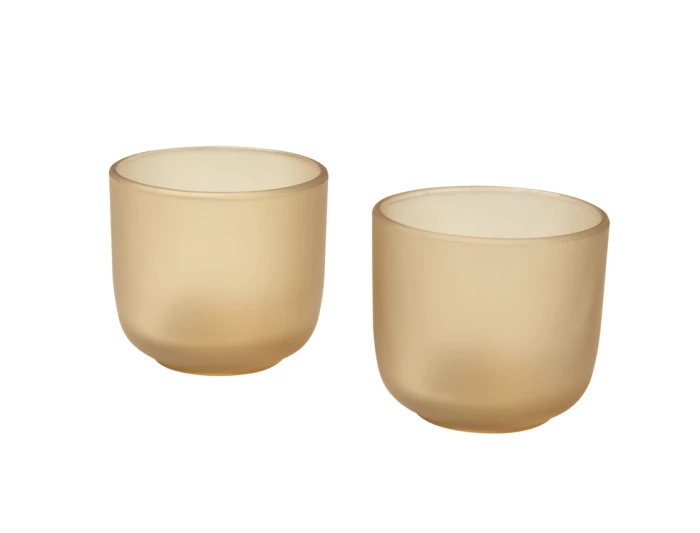Set de 2 tasses en verre 200ml