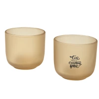 Set de 2 tasses en verre 200ml