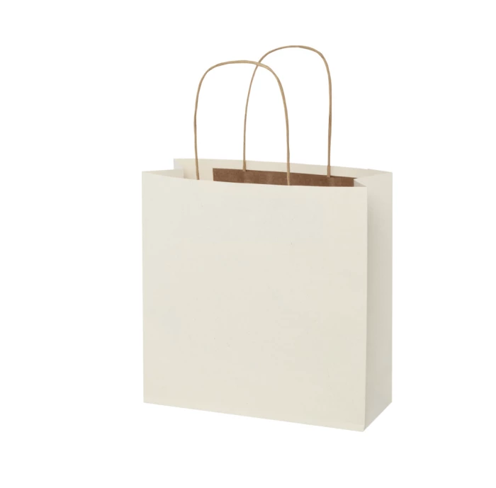 Sac boutique en dechets agricoles 24 x 24 x 9 cm