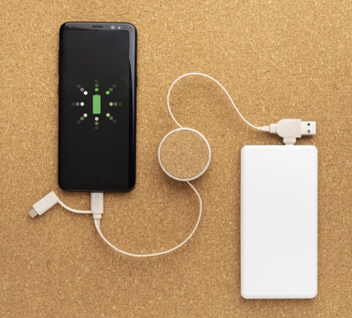 Cable retractable 6 en 1 liège & paille de blé