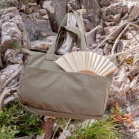 Sac coton double anses 475g - 42 x 37 x 15 cm