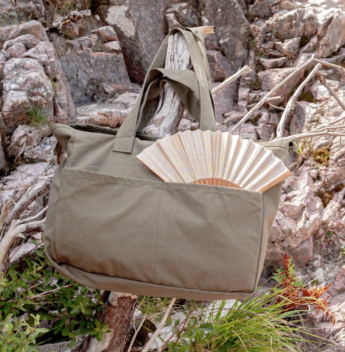 Sac coton double anses 475g - 42 x 37 x 15 cm